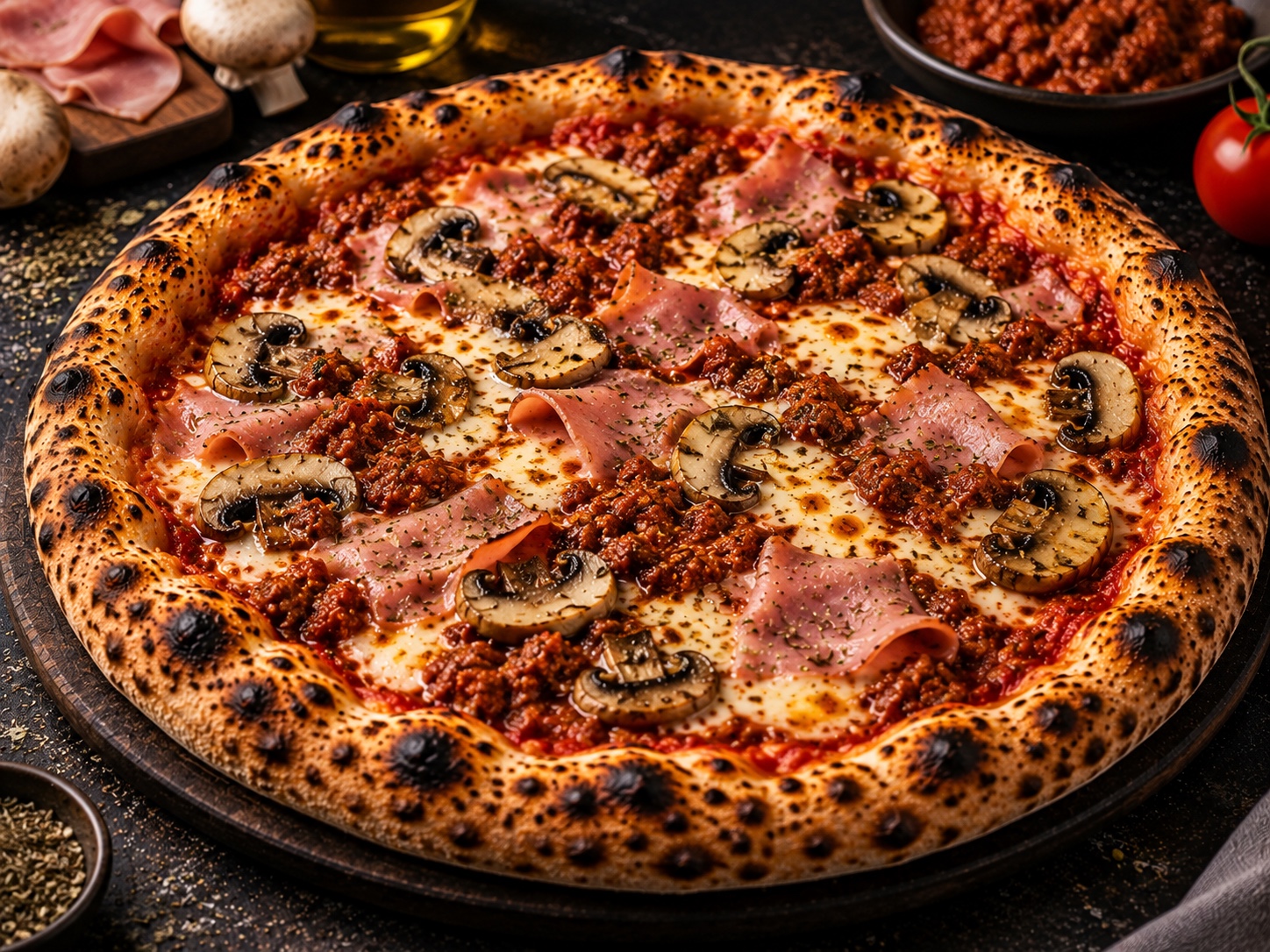 Pizza Bolognese