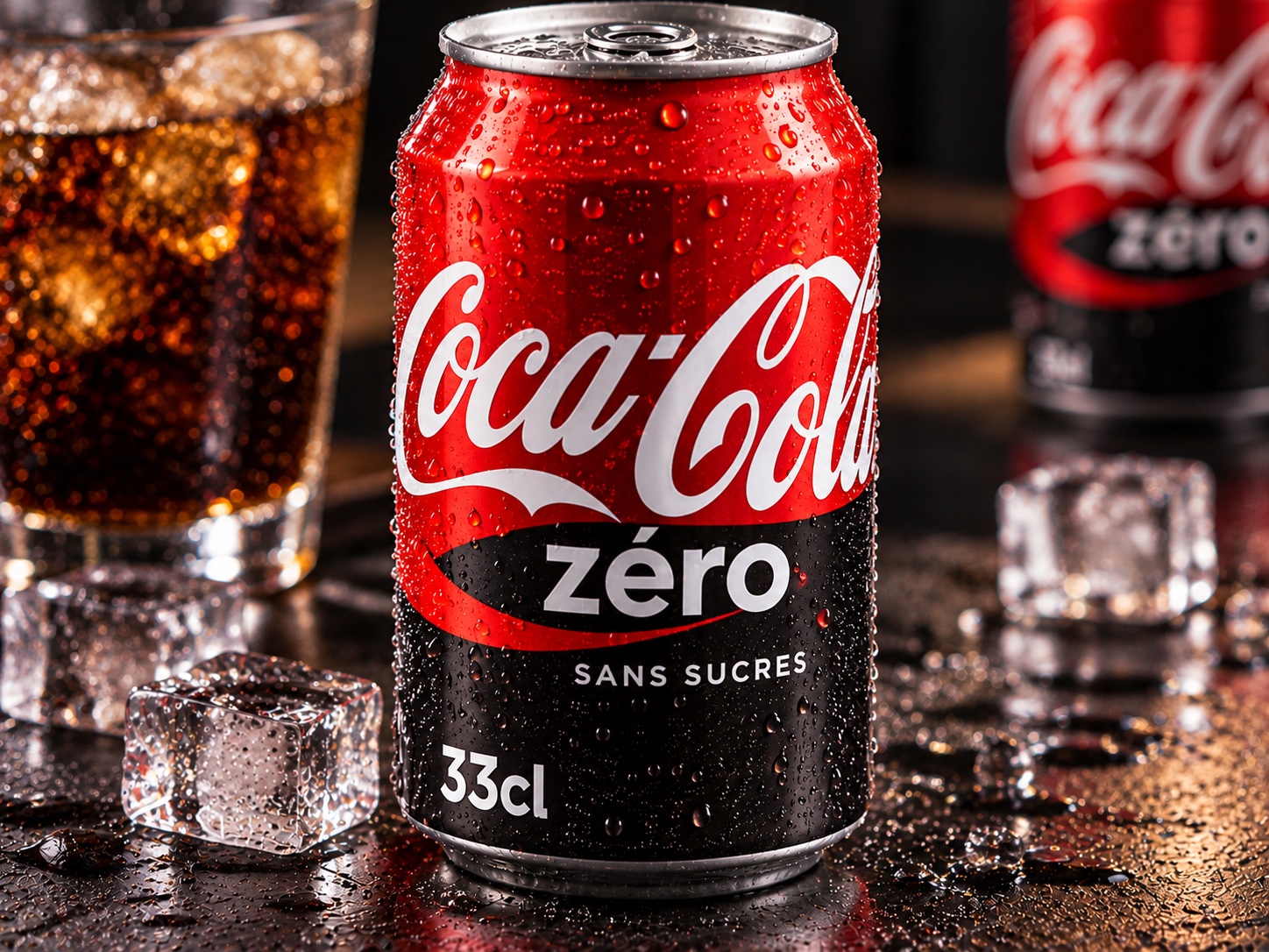 Coca-Cola Zéro en canette de 33 cl