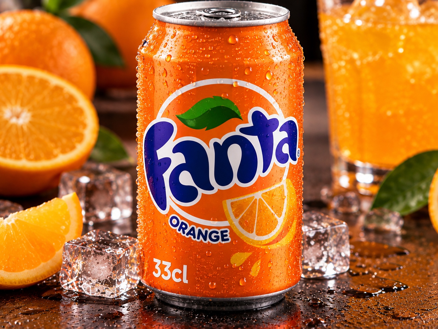 Fanta Orange en canette de 33 cl