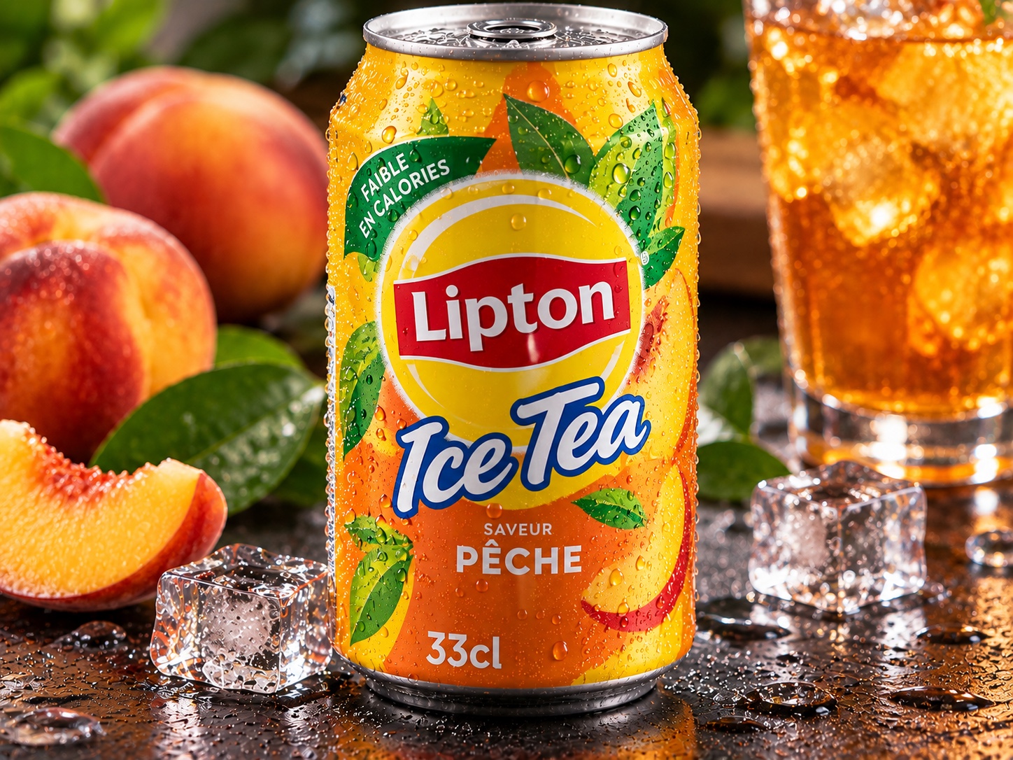 Lipton Ice Tea pêche en canette de 33 cl