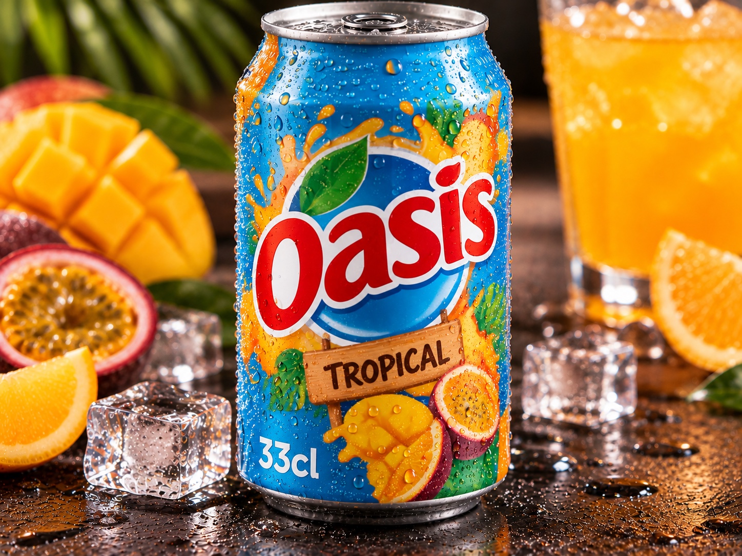 Oasis Tropical en canette de 33 cl